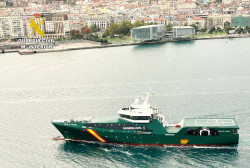 El buque oce&aacute;nico de la Guardia Civil `Duque de Ahumada` se puede visitar este s&aacute;bado en el puerto de Santander