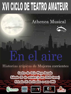 El Ciclo de Teatro Amateur de Noja presenta el sábado en el Centro de Ocio Playa Dorada la obra `En el aire`