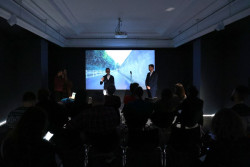 El C&iacute;rculo de Bellas Artes se transforma en "sala de cine" para mostrar trabajos de exresidentes de la Academia de Roma