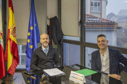 El consejero Sergio Silva   mejorar&aacute;  el colegio de San Pedro del Romeral