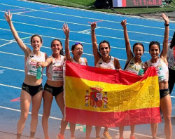 El equipo femenino espa&ntilde;ol de medio marat&oacute;n se cuelga el bronce en el Europeo