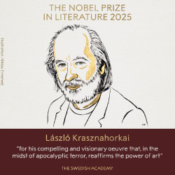 El escritor húngaro László Krasznahorkai, Premio Nobel de Literatura 2025