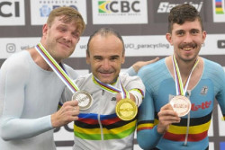 El español Ricardo Ten conquista su segundo maillot arcoíris del Mundial de pista adaptado en Río de Janeiro