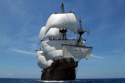 El `Galeón Andalucía` llegó el pasado domingo a Santander, donde pasará el verano "aprovisionado" por Instituciones de Cantabria