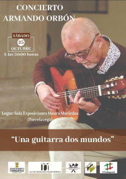 El guitarrista asturiano Armando Orbón ofrecerá este sábado un concierto gratuito en Torrelavega