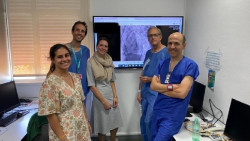 El H. Fundación Jiménez Díaz realiza un innovador implante de válvula aórtica percutánea