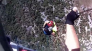  El helic&oacute;ptero de Cantabria rescata a un joven enriscado en el Pico San Vicente de Soba