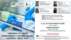 El IBBTEC celebra su segunda jornada de formaci&oacute;n online sobre transferencia y emprendimiento cient&iacute;fico