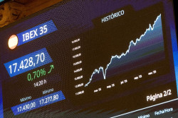 El Ibex 35 cierra con una subida del 0,19% al filo de los 17.700 puntos y con el foco a&uacute;n en Venezuela