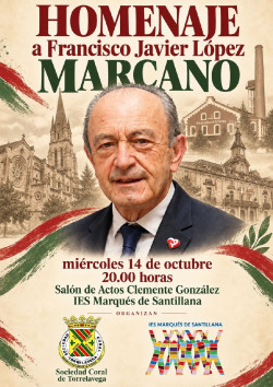 El IES Marqu&eacute;s de Santillana y la Sociedad Coral de Torrelavega rendir&aacute;n homenaje a L&oacute;pez Marcano