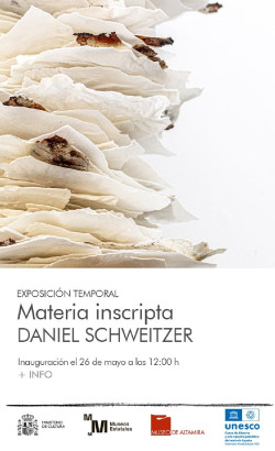 El Museo de Altamira inaugura hoy la muestra temporal `Materia inscripta` de Daniel Schweitzer
