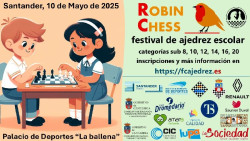 El Palacio de Deportes acoge este s&aacute;bado el torneo de ajedrez `Robin Chess` con 1.200 jugadores