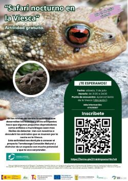 El parque de La Viesca en Torrelavega acogerá un safari nocturno para ver anfibios o murciélagos