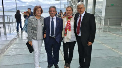 El presidente mexicano López Obrador estuvo en Cantabria en 2017 invitado por Revilla. Por Carlos Magdalena