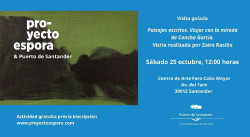 El Puerto de Santander ofrece en El Faro una visita guiada a la exposición `Amar adentro` de Concha García