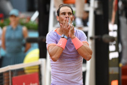 El tenista espa&ntilde;ol Rafa Nadal dice adi&oacute;s a Madrid contra Lehecka