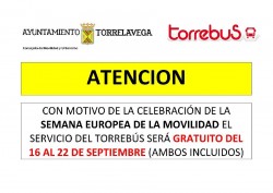 El Torrebus será gratuito del 16 al 22 de septiembre por la Semana de la Movilidad