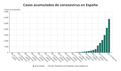  El &uacute;ltimo balance de casos de coronavirus, en gr&aacute;ficos