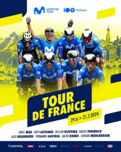 Enric Mas volver&aacute; a liderar al Movistar Team en el Tour de Francia