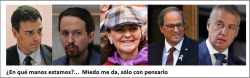 Espa&ntilde;a en Cuarentena y S&aacute;nchez, Iglesias, Calvo, Torra y Urkullu a lo suyo&hellip;.