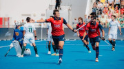 Espa&ntilde;a inicia con una victoria ante Sud&aacute;frica el Mundial masculino de hockey hierba