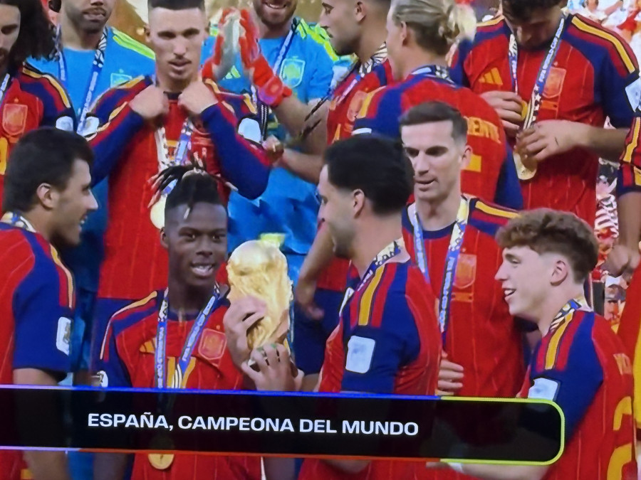 Espa&ntilde;a se corona campeona mundial  ante Argentina