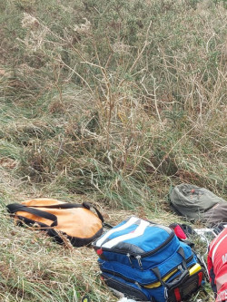 Evacuan en helicóptero un cazador de Ramales que sufrió un infarto en el monte en Asón y lo llevan al aeropuerto Seve