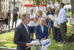 Feij&oacute;o regresa  a Ceuta despu&eacute;s de su primera visita tras la invasi&oacute;n marroqu&iacute; del 30 y 31 de julio, mientras el de la hamaca sigue en la Mareta