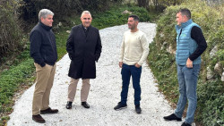 Fomento inaugura en Tresviso la mejora el acceso a Hazas para facilitar la conexión de sus vecinos