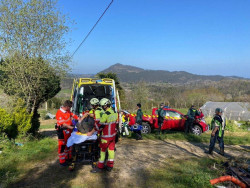  Herido un hombre mientras talaba un &aacute;rbol en Roiz