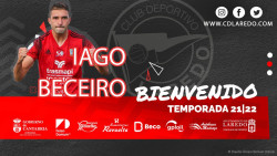 Iago Beceiro, nuevo delantero del CD LaredoEl atacante gallego se convierte en la novena incorporaci&oacute;n del conjunto pejino.