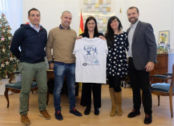 Igual recibe al corredor Pablo Criado, que recorrió los Pirineos para recaudar fondos para Obra San Martín