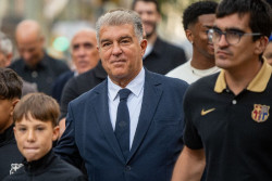 Joan Laporta: "Flick est&aacute; haciendo un trabajo extraordinario y no busca excusas"
