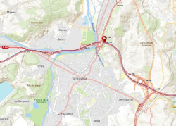 La A-8 sufre cortes desde hoy por las obras para modernizar el túnel de Torrelavega