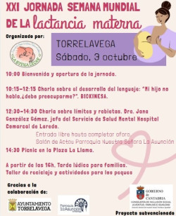 La Buena Leche celebra la Semana de la Lactancia Materna con actividades este s&aacute;bado en Torrelavega