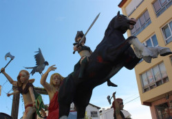 La carroza `Valkirias` gana el Concurso de San Mateo 2019