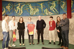 La consejera de Deporte recibe a los siete medallistas c&aacute;ntabros en los recientes Campeonatos de Espa&ntilde;a de Ciclocross