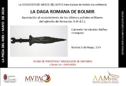 La daga romana de Bolmir, pieza del mes del MUPAC