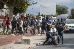 La entrada masiva de julio en Ceuta gener&oacute; casi 9.600 mensajes de rechazo en redes en 48 horas