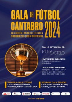 La Gala del Fútbol Cántabro se celebrará el 28 de noviembre