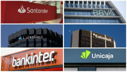 La gran banca espa&ntilde;ola redujo en 1.025 millones los activos dudosos y elev&oacute; su solvencia `CET1` en 27 puntos