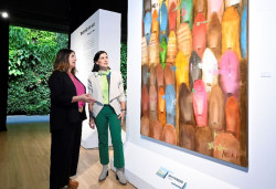 La muestra `Trazando de ser`, de la pintora Nieves Moriano, puede visitarse en Tabacalera hasta el 31 de octubre