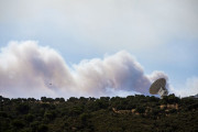 La NASA no detecta da&ntilde;os estructurales en las antenas y edificios de su complejo de Robledo (Madrid) por el incendio