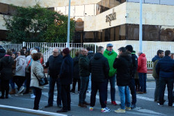 La negociación de Aspla vuelve a terminar sin acuerdo y el comité rechaza marcharse del Orecla