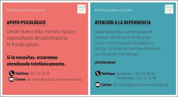  La ONG Nueva Vida presta atenci&oacute;n psicol&oacute;gica y apoya a personas dependientes