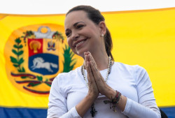 La opositora venezolana María Corina Machado, premio Nobel de la Paz 2025