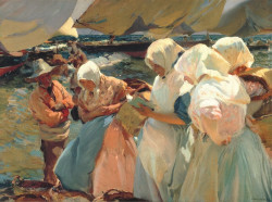 La pintura de Sorolla, la escultura de Rosso y la fotografía de Pernot se exponen en Fundación Mapfre hasta enero