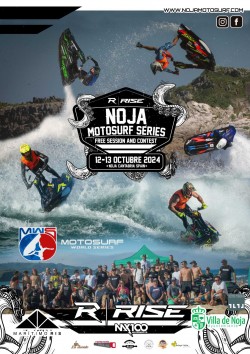 La playa de Ris acoge este fin de semana el espectáculo Noja Motosurf Series