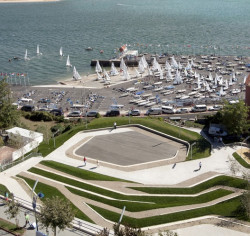 La rampa de San Martín que costó -un pastón- no se utilizará en el Campeonato del Mundo de Vela 