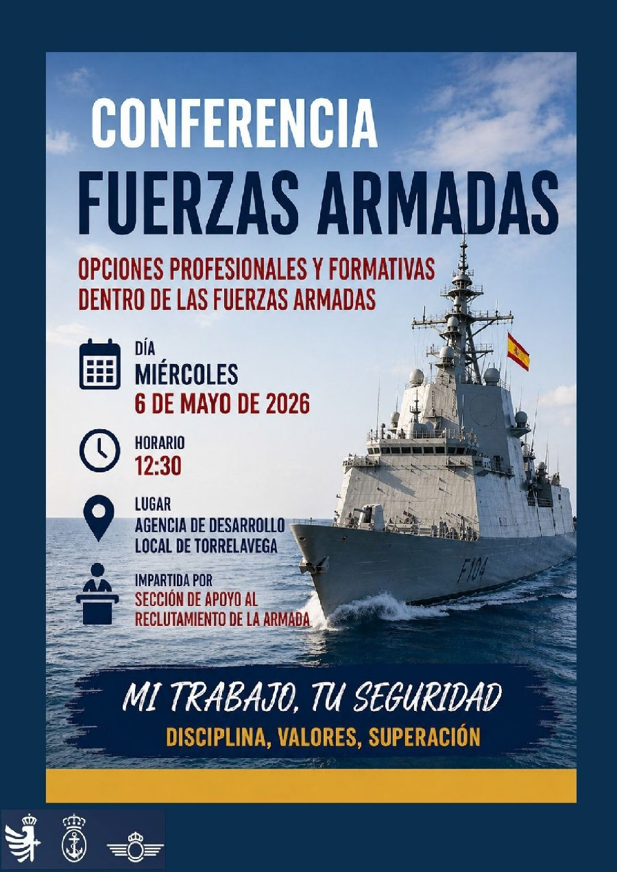 La Secci&oacute;n de Apoyo al Reclutamiento dar&aacute; una charla sobre las Fuerzas Armadas en Torrelavega